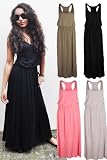 Fashion Victim, Muscle Back Maxi Dress, Coral, 8-10
