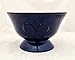 Tuscany Fleur De Lis Pedestal Fruit Bowl Color: Blue