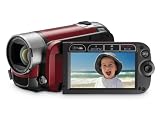 Canon FS200 Flash Memory Camcorder with 37x Optical Zoom (Sunrise Red)