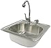 Cal Flame BBQ11963-H Sink with Faucet, Stainless Steel