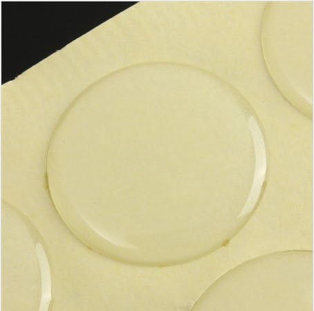 Smart Sticker 100pcs 1" Clear Epoxy Adhesive Circles Dome Bottle Cap Seals Stickers 1.8mm Thick
