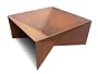 Plodes FP40 Firepit 40 Inch Carbon Steel Firepit - Rust Patina Finish
