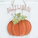 Halloween Handcut Metal Autumn Greetings Sign