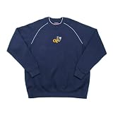 Antigua Georgia Tech Inspired Fleece Long Sleeve Crewneck Pullover
