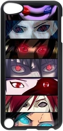 Anime Naruto Snap-on Hard Back Case for iPod Touch 5 5th Gen,Waterproof Hard Plastic Cover Phone Case For Ipod Touch 5,Anime Naruto Case Cover Protector for iPod Touch 5/5th Generation (Black/White)