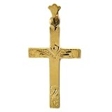 14K Gold Vintage Cross Pendant