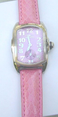 Invicta Baby Lupah Pink W/ Pink Snakeskin Band