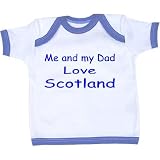 from Niccolas B Me and my Dad Love Scotland Baby T Shirt Newborn-24 months in 9 Colours