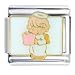 Pugster Religious Reading Angel Italian Charms