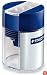 STAEDTLER, INC. Handheld Manual Double-Hole Cylinder Pencil Sharpener, Blue/Silver