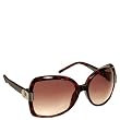 JIMMY CHOO SUNNY 0NLD 02 DARK HAVANA BROWN GRADIENT PLASTIC SUNGLASSES