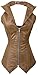 Charmian Women's Steampunk Rock Retro Halter Spiral Steel Boned Vest Corset Top