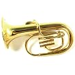 NEW GOLD TONE BAND INSTRUMENT TUBA INSTRUMENT CHRISTMAS MAGNET