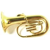 NEW GOLD TONE BAND INSTRUMENT TUBA INSTRUMENT CHRISTMAS MAGNET