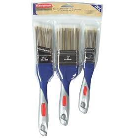 Shur-Line 57008 Rubbermaid Polyester Brush Set, 3-Piece by Shur-Line