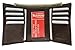 100% Leather Trifold Wallet & Card Holder Brown #1155