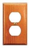 Enlarge the images for OAK DOUBLE OUTLET PLATE [Misc.]