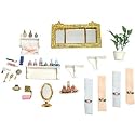 Melissa & Doug Deluxe Doll-House Bathroom Accessories