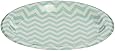Ginger Ray Chevron Divine Paper Party Plates, Green