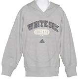 Youth Chicago White Sox Gray Pop Over Shawl Hooded Sweatshirt - XL 18-20