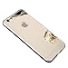 iPhone 8 case, iPhone 7 Case, Luxury Mirror Back Shock-Absorption TPU Bumper Anti-Scratch Bright Reflection Protective Case for iPhone 8 / iPhone 7 Mirror Case, Gold