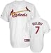 Matt Holliday Jersey: Adult 2010 Majestic Home White Replica #7 St. Louis Cardinals Jersey