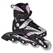 Kids Adjustable Inline Skates - Comet Lilac - Size Large (UK4 to UK7)