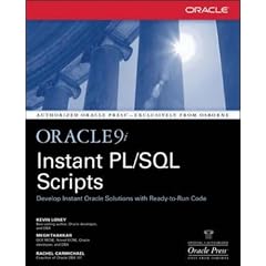 Instant Oracle PL/SQL Scripts (Oracle Press Series)