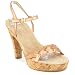 Franco Sarto High Copper sandals