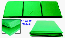 Childrens Toyshop  Sporting Goods : 1" Folding Rest Mat - 24" x 48" x 1" (Set of 2)