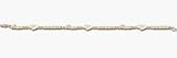 Miami Hurricanes U Miami / Hurricane / Canes 7 5/8 Bracelet - 10KT Gold Jewelry