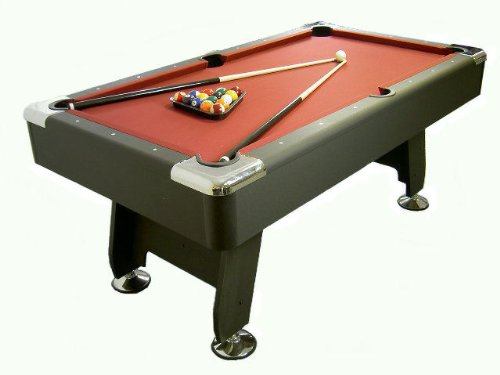 Pro American Deluxe - 6ft American Style Pool Table With Red Cloth