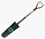 Drain Spade D-Handle, 4 3/4' x 14'