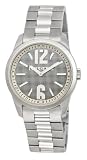 Bvlgari ST37SS Solotempo Black and Gray Patterned Dial Stainless Steel Men\'s Watch