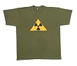 Olive Drab Radioactive T-Shirt, Available in Various Sizes