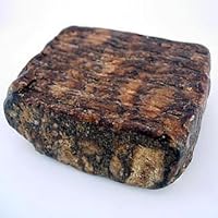 Raw African Shea Butter Black Soap from Ghana - 1 Lb