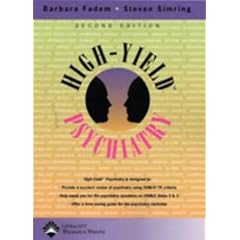 High-Yield Psychiatry (High-Yield Series)