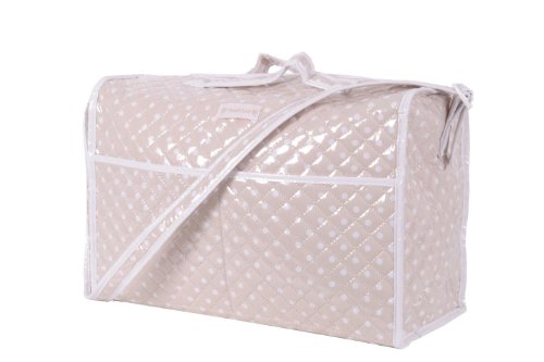 Imagen principal de Trapitos. Bolsa lisa plastificada, lunar beige