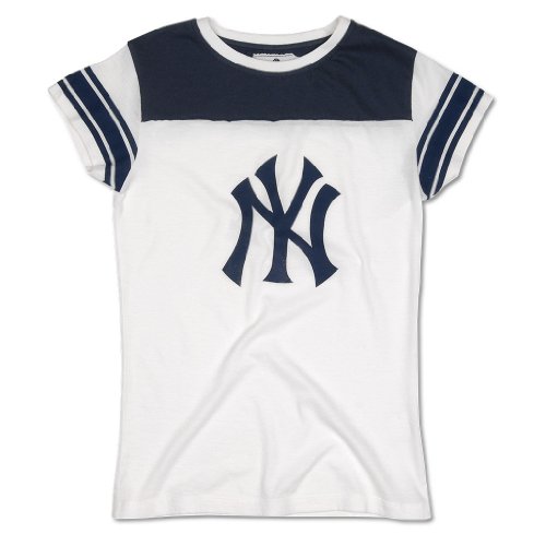 New York Yankees Ladies Retro Fashion Logo T-Shirt By Red Jacket Size XS