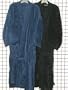 Unisex-Adults Cotton Woven Terry Velour Outside, Loop Terry Inside, Kimono Bath Robe.