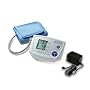 LifeSource UA-767PLAC One Step Auto Inflate Blood Pressure Monitor with Large Cuff and AC Adapter