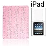 iPad カバー レザーケース フラワーピンク【Flower Pink】