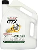 Castrol 03093 GTX 10W-30 Conventional Motor Oil - 5 Quart