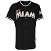 Miami Marlins Authentic 2012 Alternate Black COOL BASE Jersey By ...