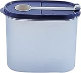 EMSA SUPERLINE 2116504400 Kaffeedose mit Löffel, 1,5 L transparent/blau