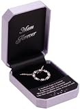 Mom Forever NecklaceMOM Forever Crystal Infinity Circle Necklace - Gift Boxed