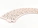 Yansanido 24 set pink Filigree Artistic Bake Little Vine Lace Laser Cut Cupcake Wrapper Cup Muffin Case Trays Collars Wrappers (24pcs pink)