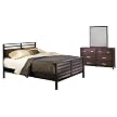Cappuccino Finish Bedroom Set - 3-pc. Set