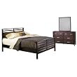 Cappuccino Finish Bedroom Set - 3-pc. Set