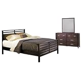 Cappuccino Finish Bedroom Set - 3-pc. Set